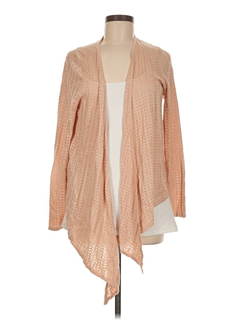 Soft Surrounds Tan Long Sleeve Kimono